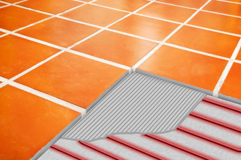 Ceramic tiled floor Image description